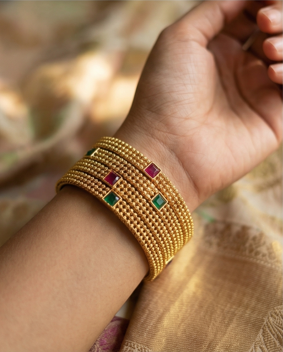 Bangles 2.6size pack of 4 (NRW49)