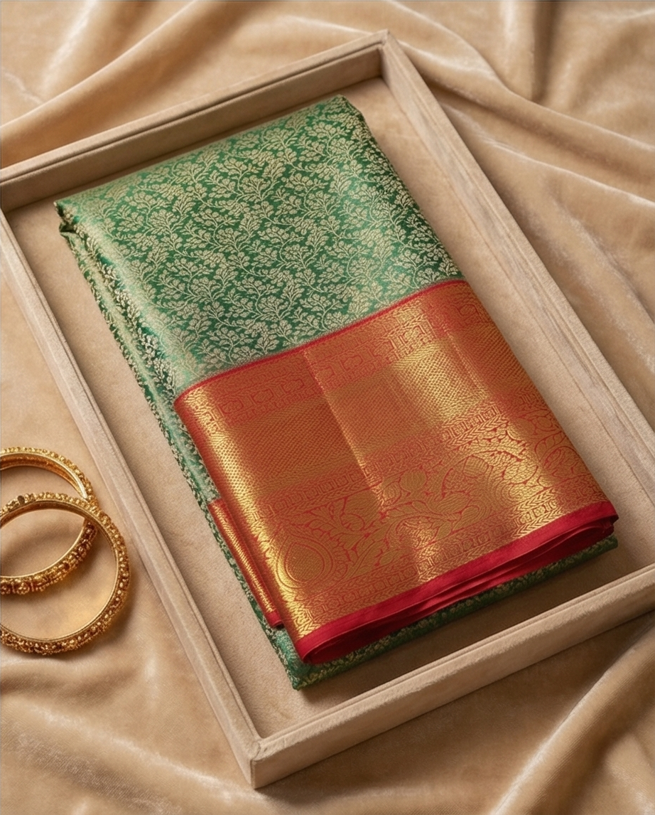 Pure Tissue Broket Silk sarees