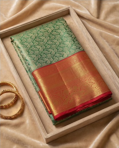 Pure Tissue Broket Silk sarees