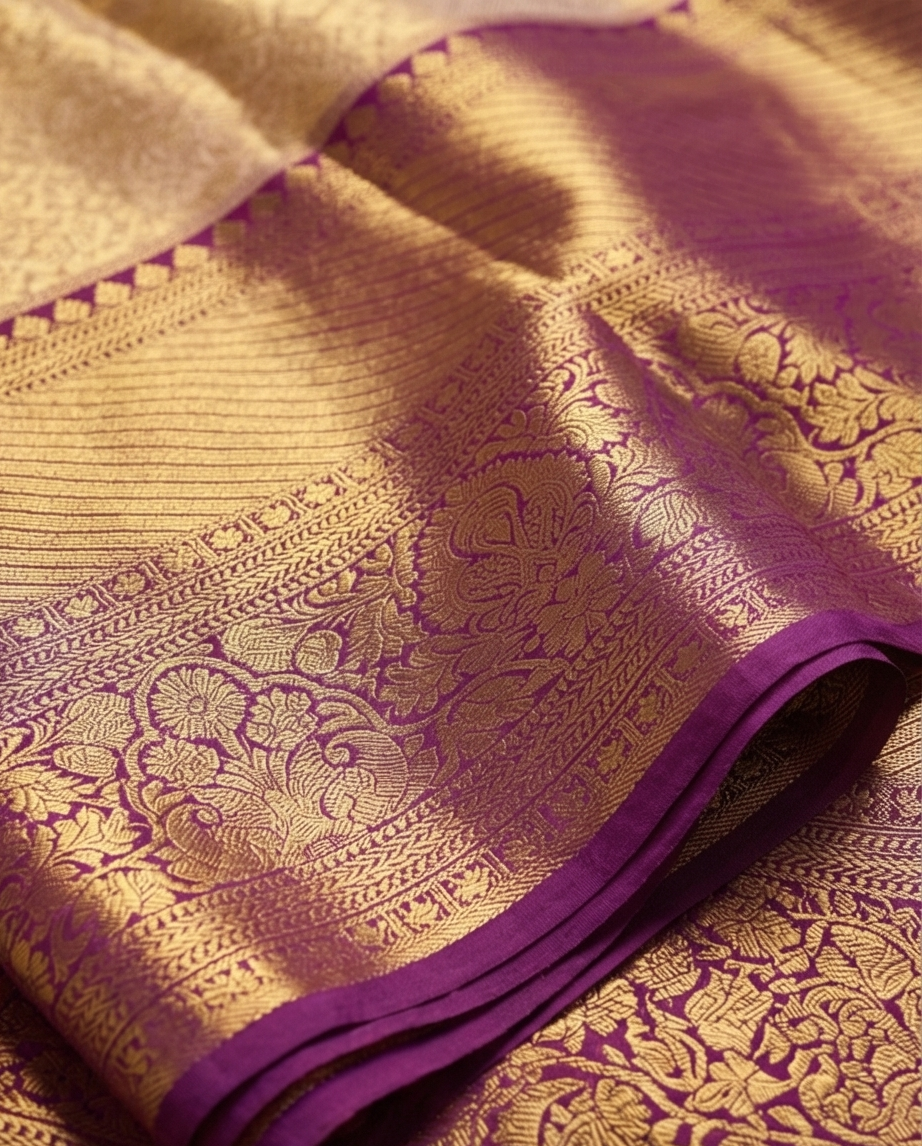 Pure Tissue Broket Silk sarees