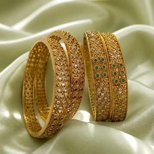 Vaidehi Stone Bangles - NRW-120