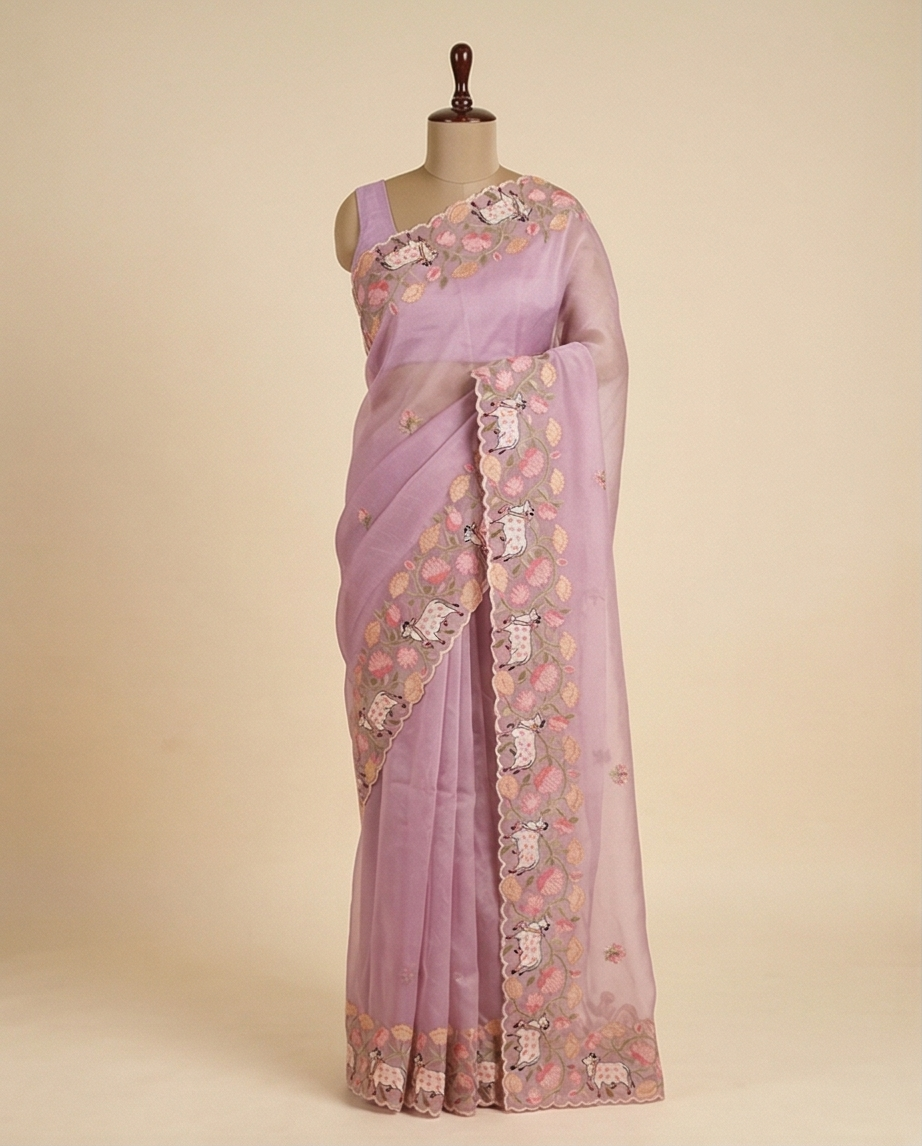 Pink Designer Saree (SR-SP21)