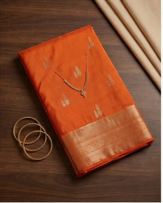 Premium soft‑silk saree (SR-MSP9)