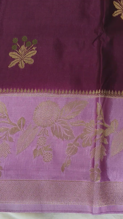 Premium Viscose-Brown with light purple(SR-MSP44)